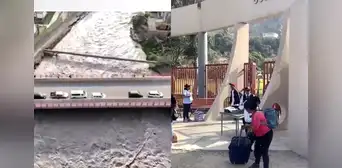 Riesgo por nivel rojo en Río Rímac: evacúan a escolares del COAR y suspenden clases en Lurigancho-Chosica