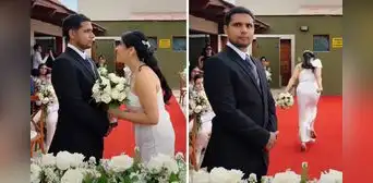 Peruana 'rechazó' a su novio en plena boda al estilo de la 'Novia de Bagua' y es viral: "No acepto"