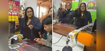 Familiares de alcalde de Andahuaylas agreden a periodista mientras trasmitía en vivo