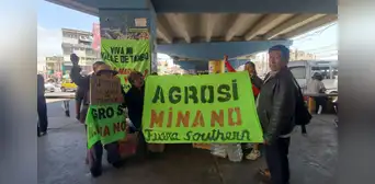 Recolectan fondos en apoyo a movilización contra el proyecto Tía María tras semanas de huelga indefinida en Arequipa