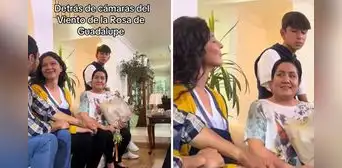 Filtran cómo se graba la escena del aire de 'La rosa de Guadalupe': "Se aguantan la risa"