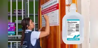 Detectan suero de Medifarma en boticas de Chiclayo: propietarios fueron llevados a comisaría