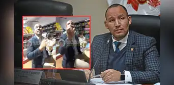 Ciudadana increpa a congresista Alejandro Muñante por leyes pro crimen: "¡Este Congreso es una vergüenza!" Ciudadana increpa a congresista Alejandro Muñante por leyes pro crimen: "¡Este Congreso es una vergüenza!"