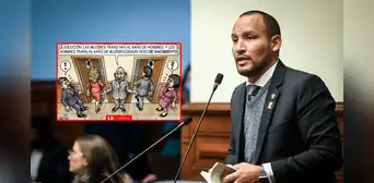 Los baños del Congreso: la Carlincatura de hoy muestra a Alejandro Muñante ignorando los derechos de las personas trans Los baños del Congreso: la Carlincatura de hoy muestra a Alejandro Muñante ignorando los derechos de las personas trans