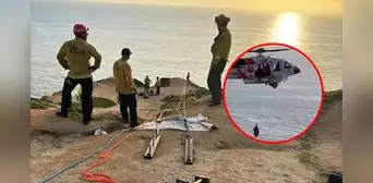Excursionista se salva de morir tras caer de una altura de 30 metros cuando hacía senderismo en California Excursionista se salva de morir tras caer de una altura de 30 metros cuando hacía senderismo en California