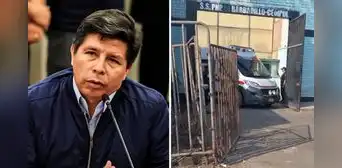 Pedro Castillo es trasladado de emergencia al hospital de Ate por un problema de lumbalgia crónica Pedro Castillo es trasladado de emergencia al hospital de Ate por un problema de lumbalgia crónica