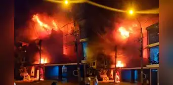 Fuerte incendio en vivienda de San Juan de Lurigancho deja un muerto y varios heridos