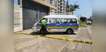 Acribillan a chofer de combi en la av. Venezuela cuando cubría la ruta Callao-Breña