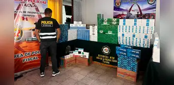 Tacna: incautan cigarros de contrabando valorizados en cerca de 200 mil soles