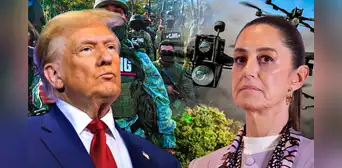 Sheinbaum rechaza cualquier intervención militar de EE. UU. contra los cárteles en México: Trump estudia atacarlos con drones