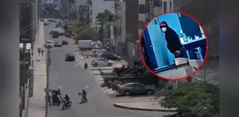 Así fue la huida de delincuentes tras robo de tienda Entel en centro comercial Megaplaza Así fue la huida de delincuentes tras robo de tienda Entel en centro comercial Megaplaza