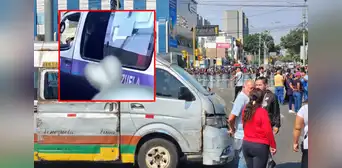 Sicarios se grabaron durante ataque a balazos a chofer de combi que cubría ruta Callao-Breña en la av. Venezuela