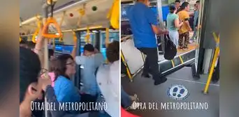 Pasajeros del Metropolitano se sorprenden al ver que puerta del bus se cae y usuarios dicen: “No se cayó, se desplomó”