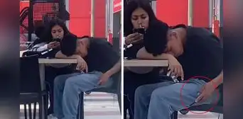 Joven peruano finge quedarse dormido en cita para chatear y usuarios reaccionan: “Esa no la sabia”