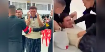 Joven en Tailandia protagoniza divertida reacción al enterarse que no tiene que hacer el servicio militar