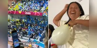 Captan a hincha de Universitario alentando a Alianza Lima en partido de vóley: “No somos enemigos” Captan a hincha de Universitario alentando a Alianza Lima en partido de vóley: “No somos enemigos”