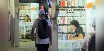 Novia visitó a su pareja en el trabajo y descubre situación inesperada: "Se te borró la sonrisa"