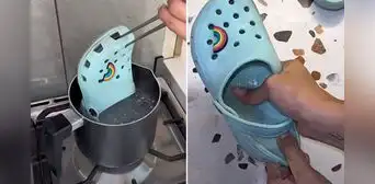 Mujer revela peculiar truco para agrandar las sandalias Crocs y sorprende: “No tuve que comprar nuevas” Mujer revela peculiar truco para agrandar las sandalias Crocs y sorprende: “No tuve que comprar nuevas”