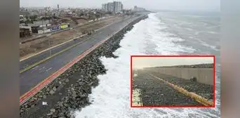 Cierran tramos de la Costa Verde por oleajes anómalos: vía entre La Punta y bypass de Santa Rosa en Callao permanece bloqueada Cierran tramos de la Costa Verde por oleajes anómalos: vía entre La Punta y bypass de Santa Rosa en Callao permanece bloqueada