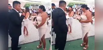 Mujer le grita a su expareja que cumpla con sus hijos en plena celebración de su boda en Piura: "Oye sinvergüenzo" Mujer le grita a su expareja que cumpla con sus hijos en plena celebración de su boda en Piura: "Oye sinvergüenzo"