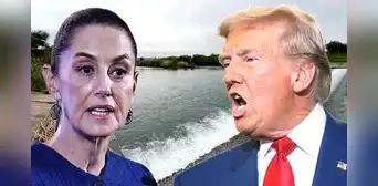 Sheinbaum tras los reclamos de Trump por el tratado de aguas entre México y Estados Unidos: "Va a haber una entrega inmediata"