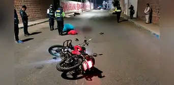 Motociclista pierde la vida tras chocar contra macetero de concreto en Tacna Motociclista pierde la vida tras chocar contra macetero de concreto en Tacna