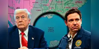 Donald Trump agiliza cambios para "Golfo de México": Ron DeSantis podría ordenar agregar "Golfo de América" en los libros de Florida Donald Trump agiliza cambios para "Golfo de México": Ron DeSantis podría ordenar agregar "Golfo de América" en los libros de Florida