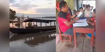 Profesor de Loreto utiliza su embarcación como salón de clases tras inundaciones: viaja 7 horas para ver a estudiantes Profesor de Loreto utiliza su embarcación como salón de clases tras inundaciones: viaja 7 horas para ver a estudiantes
