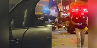 Delincuentes disparan ferozmente a camioneta y dejan herido a policía en Miraflores