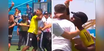 Asistente de Cusco FC pierde los papeles y casi se le va encima a árbitro en derrota ante Sporting Cristal por la Liga 1 2025