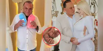 Mauricio Diez Canseco sorprende al presentar por primera vez a sus mellizos con Dailyn Curbelo: "Nacieron sanitos"