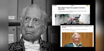 "El gigante de las letras universales": así informa la prensa internacional la muerte del nobel peruano Mario Vargas Llosa "El gigante de las letras universales": así informa la prensa internacional la muerte del nobel peruano Mario Vargas Llosa