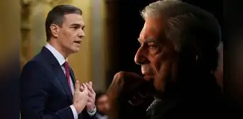 Pedro Sánchez, presidente de España, lamenta el fallecimiento de Vargas Llosa: "Maestro universal de la palabra"