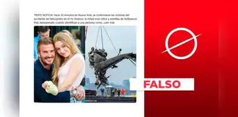 Actores de Hollywood no fallecieron en el accidente del río Hudson en Estados Unidos
