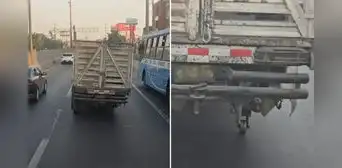 Conductor peruano queda en shock al captar auto con insólita llanta trasera: “Tiene prótesis” Conductor peruano queda en shock al captar auto con insólita llanta trasera: “Tiene prótesis”