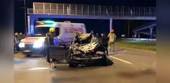 Estampida de caballos provoca choque múltiple y deja a una docente muerta, en Argentina