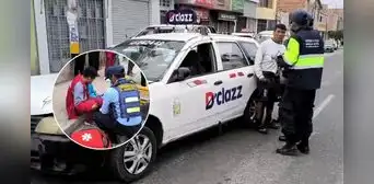 Tacna: taxista ebrio deja a niño herido tras chocar contra mototaxi Tacna: taxista ebrio deja a niño herido tras chocar contra mototaxi
