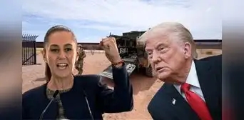 Crece la tensión entre México y EEUU: Sheinbaum envía nota diplomática a Trump por base militar en la frontera Crece la tensión entre México y EEUU: Sheinbaum envía nota diplomática a Trump por base militar en la frontera