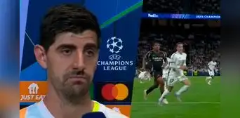 Thibaut Courtois lanzó dura crítica tras la eliminación del Real Madrid en Champions League: "Tenemos que hacer más jugadas en equipo"