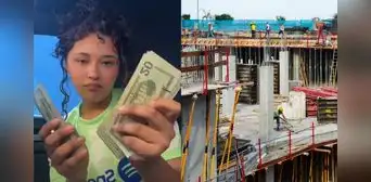Latina en Florida revela cuánto dinero gana trabajando en construcción de lunes a sábado: "El cheque me salió de..."