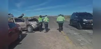 Tragedia en Viernes Santo: conductor muere en choque en la carretera Arequipa - Puno Tragedia en Viernes Santo: conductor muere en choque en la carretera Arequipa - Puno