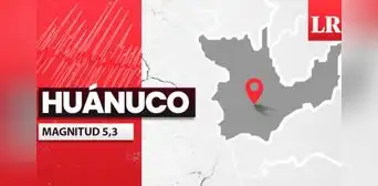 Temblor de magnitud 5,3 se sintió en Huánuco hoy, según IGP