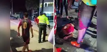 Sujeto roba cartera en complejo deportivo y termina golpeado por futbolistas en Arequipa Sujeto roba cartera en complejo deportivo y termina golpeado por futbolistas en Arequipa
