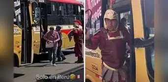 Bus en Lima se pone en modo Semana Santa y sorprende a pasajeros: “El chofer es Poncio Piloto” Bus en Lima se pone en modo Semana Santa y sorprende a pasajeros: “El chofer es Poncio Piloto”