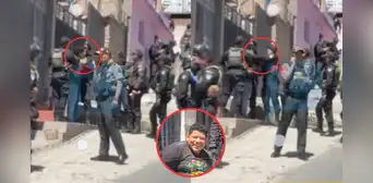 Extorsionador agredió a policía en Arequipa con un escupitajo y recibió respuesta inmediata