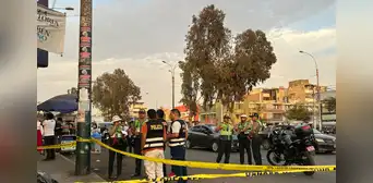 Acribillan de cuatro disparos a jalador de colectivos mientras almorzaba en avenida México, en La Victoria