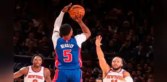 Karl-Anthony Towns va por su anillo: New York Knicks derrotó 123-112 a Detroit Pistons y tomó ventaja en los playoffs NBA Karl-Anthony Towns va por su anillo: New York Knicks derrotó 123-112 a Detroit Pistons y tomó ventaja en los playoffs NBA