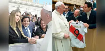 Famosos peruanos que conocieron al papa Francisco: Brunella Horna, Gianluca Lapadula y más