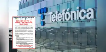 Trabajadores de Telefónica demandan detener venta de filial en Perú y nacionalizar la empresa Trabajadores de Telefónica demandan detener venta de filial en Perú y nacionalizar la empresa