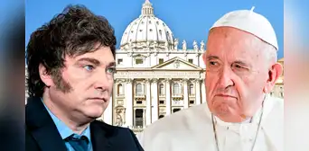 Javier Milei se despide y lamenta muerte del papa Francisco, pero antes lo llamó "representante del Maligno"